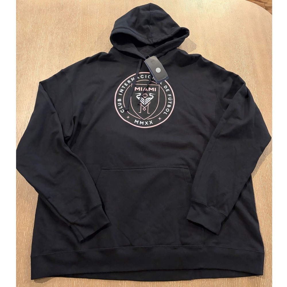 Fanatics Inter Miami CF Lionel Messi 10 Hoodie Black Pink Mens 2XL New